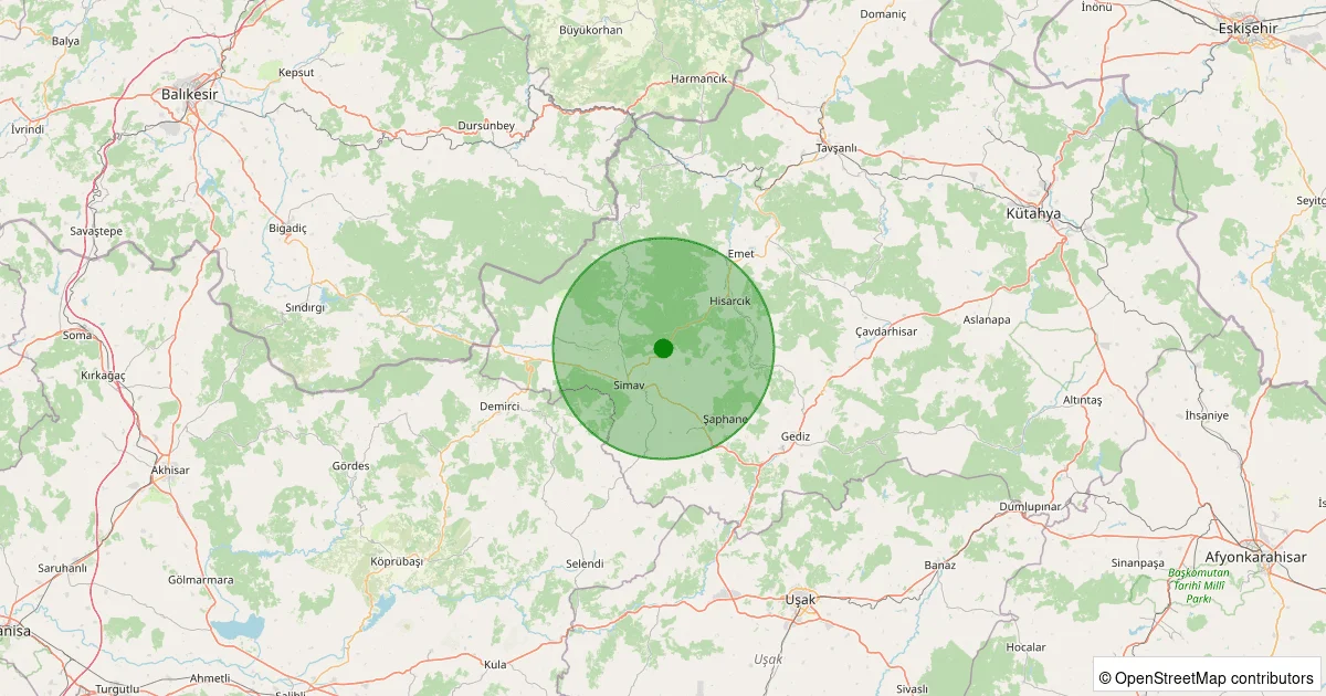 04 Ekim 2025 saat 17:20 - AHLATLICESME-SIMAV - 1.50ML depreminin harita gösterimi