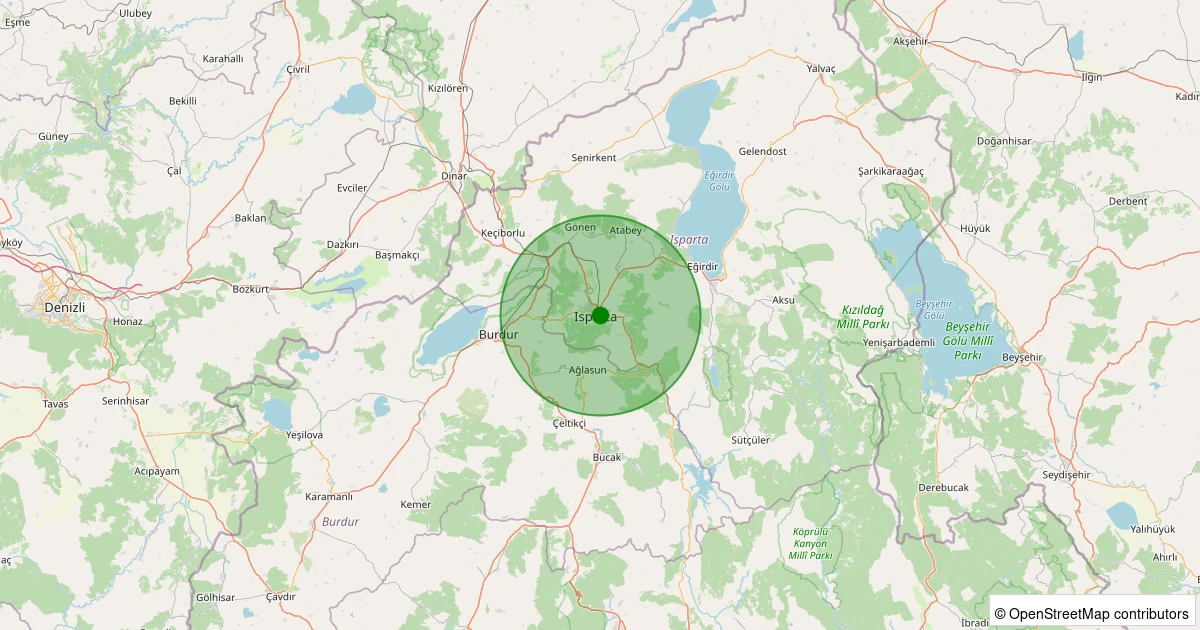 19 Ekim 2025 saat 04:05 - Merkez - Karaağaç - 1.40ml depreminin harita gösterimi