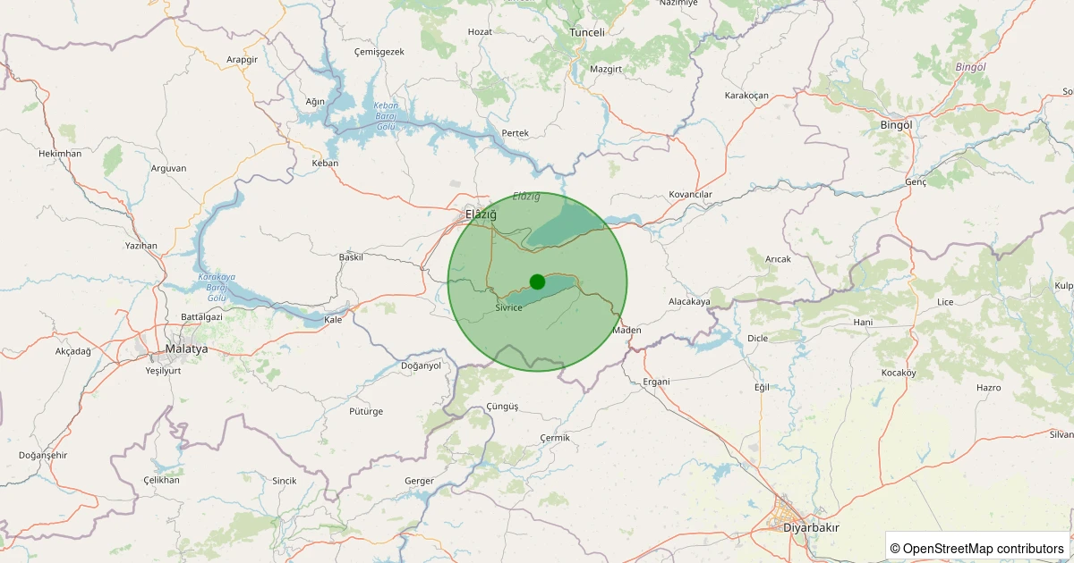 27 Ekim 2025 saat 01:10 - Merkez - Kürdemlikhas Köyü - 1.40ml depreminin harita gösterimi