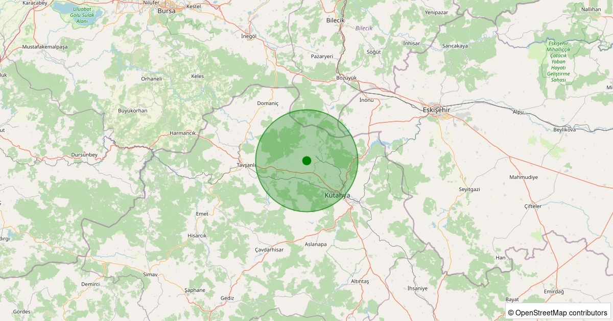 27 Ekim 2025 saat 12:48 - Merkez - Ağızören Köyü - 1.50ml depreminin harita gösterimi