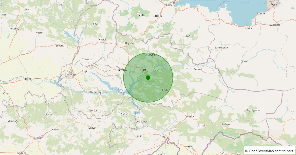 07 Ekim 2025 saat 04:32 - Merkez - Kayaboğaz Köyü - 2.30ml depreminin harita gösterimi