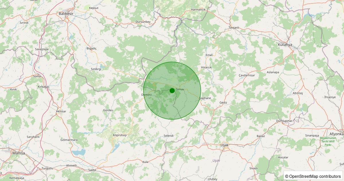 03 Kasım 2025 saat 09:43 - Demirci - İrişler - 1.40ml depreminin harita gösterimi