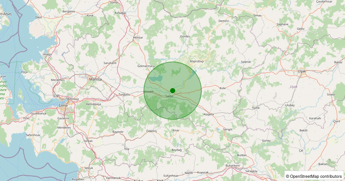 03 Kasım 2025 saat 10:04 - Salihli - Çavlu - 0.80ml depreminin harita gösterimi