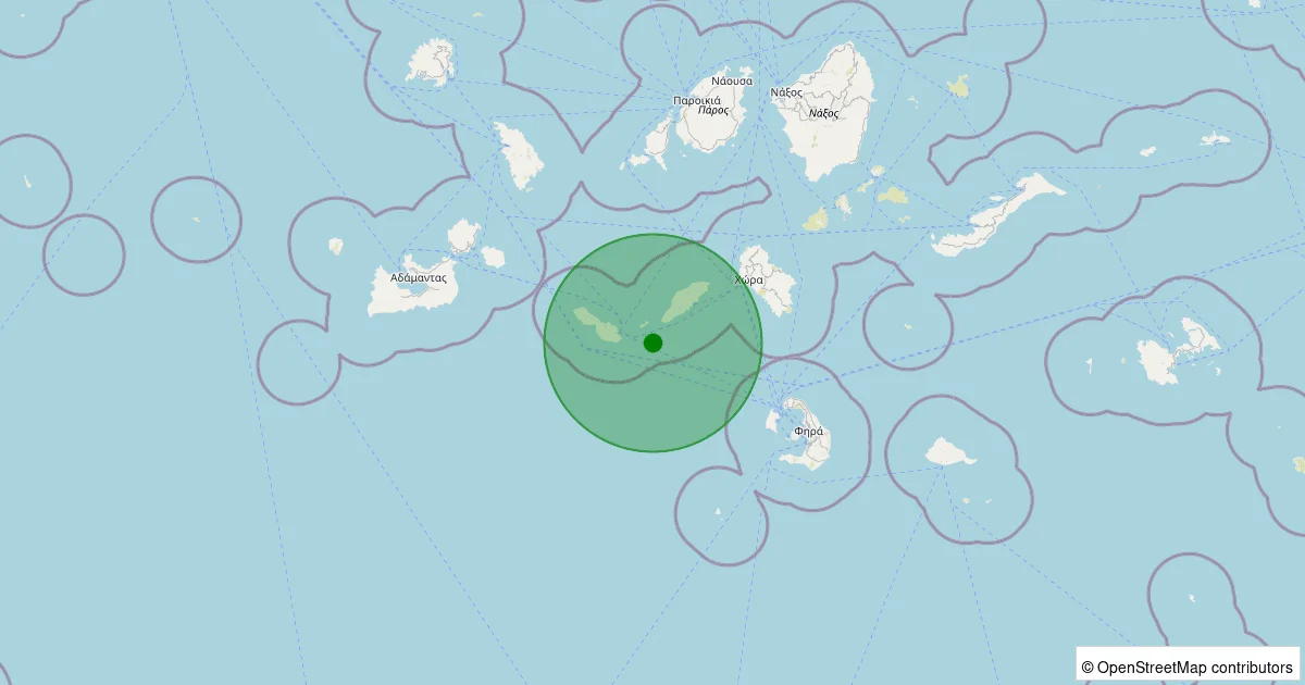 08 Ekim 2025 saat 06:12 - Ege Denizi - 2.30ML depreminin harita gösterimi