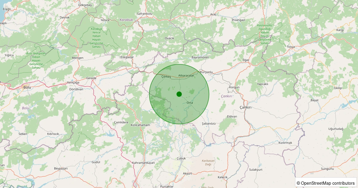 04 Kasım 2025 saat 08:23 - Orta - Orta-Kanlıca - 0.90ML depreminin harita gösterimi