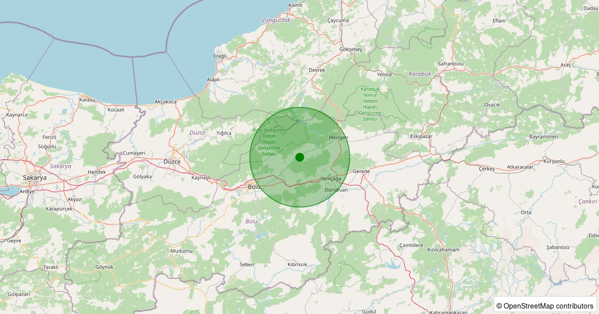 05 Kasım 2025 saat 17:40 - Merkez - Küplüce Köyü - 0.80ML depreminin harita gösterimi