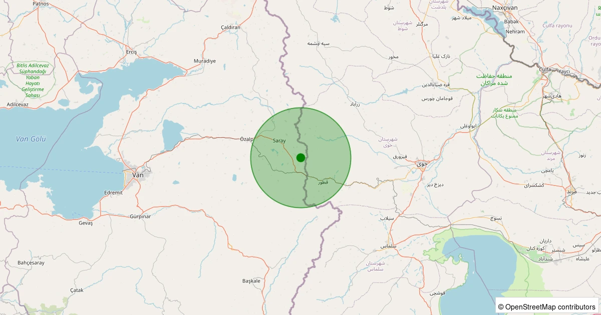 08 Kasım 2025 saat 17:57 - Saray - Beyaslan - 1.80ml depreminin harita gösterimi