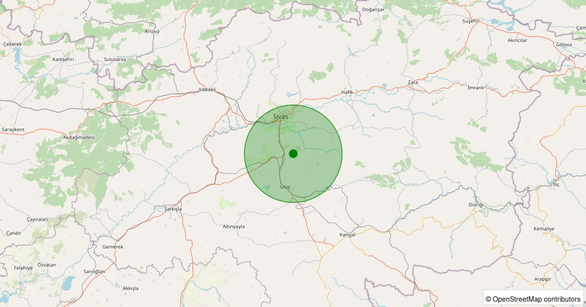 24 Kasım 2025 saat 16:28 - Merkez - Hasbey Köyü - 2.20ml depreminin harita gösterimi