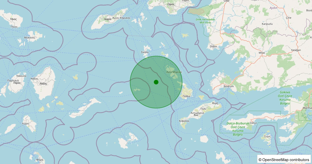 29 Kasım 2025 saat 17:39 - ONIKI - 2.20ml depreminin harita gösterimi