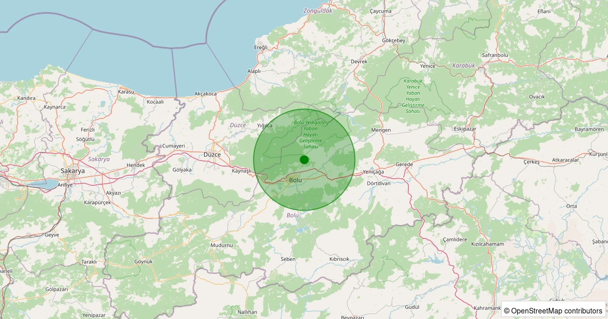 30 Kasım 2025 saat 18:13 - Merkez - 1.30ML depreminin harita gösterimi