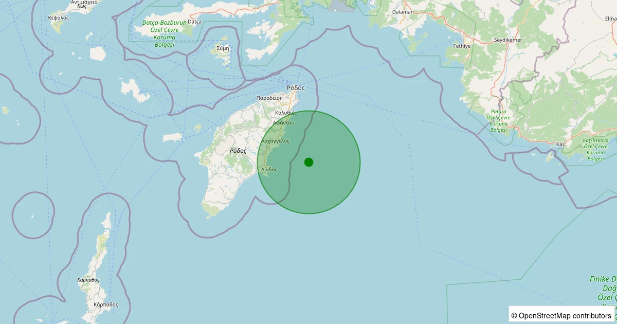 01 Aralık 2025 saat 01:43 - AKDENIZ - 2.40ml depreminin harita gösterimi