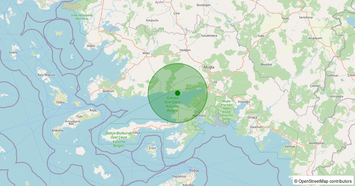 01 Aralık 2025 saat 02:44 - KULTAK-MILAS - 1.60ml depreminin harita gösterimi