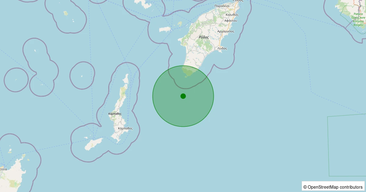 01 Aralık 2025 saat 09:52 - AKDENIZ - 2.30ml depreminin harita gösterimi
