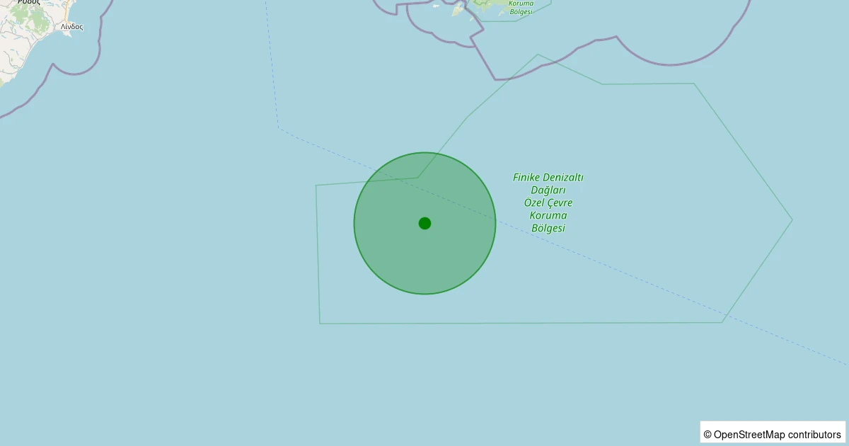 01 Aralık 2025 saat 22:23 - AKDENIZ - 1.90ml depreminin harita gösterimi