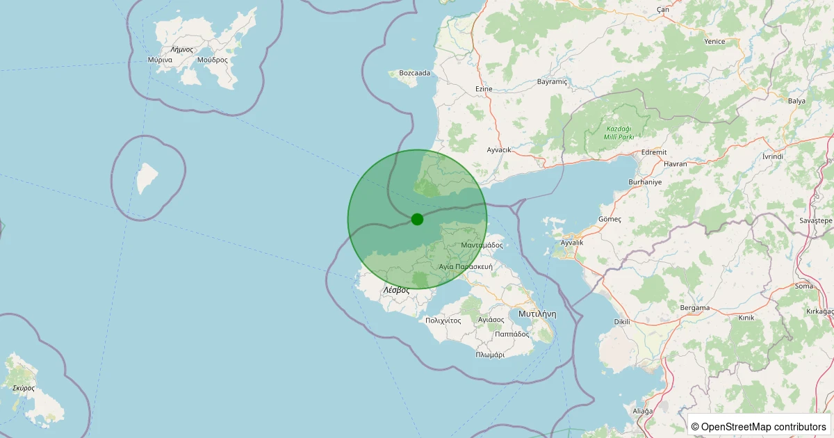 02 Aralık 2025 saat 03:18 - BADEMLI - 2.20ml depreminin harita gösterimi