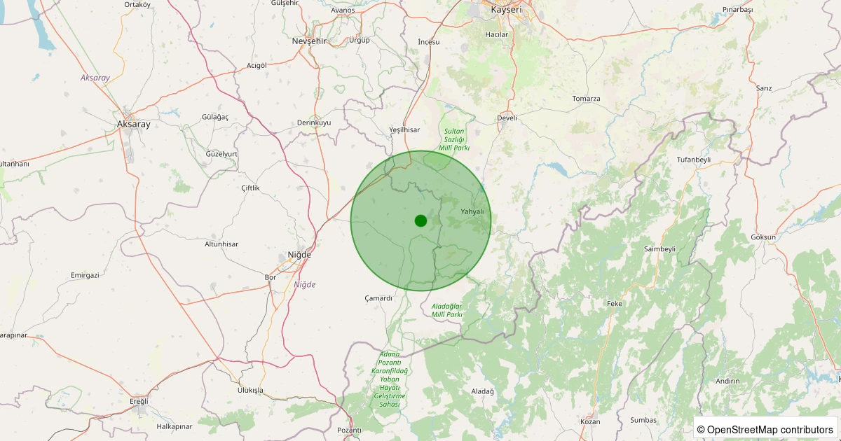 02 Aralık 2025 saat 04:16 - Merkez - Dündarlı ( Yenice ) Köyü - 1.40ml depreminin harita gösterimi