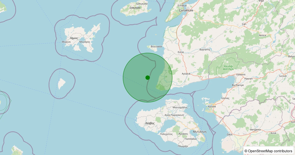 02 Aralık 2025 saat 17:12 - GULPINAR - 1.60ml depreminin harita gösterimi