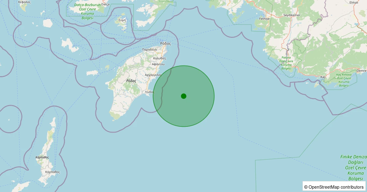 02 Aralık 2025 saat 22:18 - AKDENIZ - 2.50ml depreminin harita gösterimi