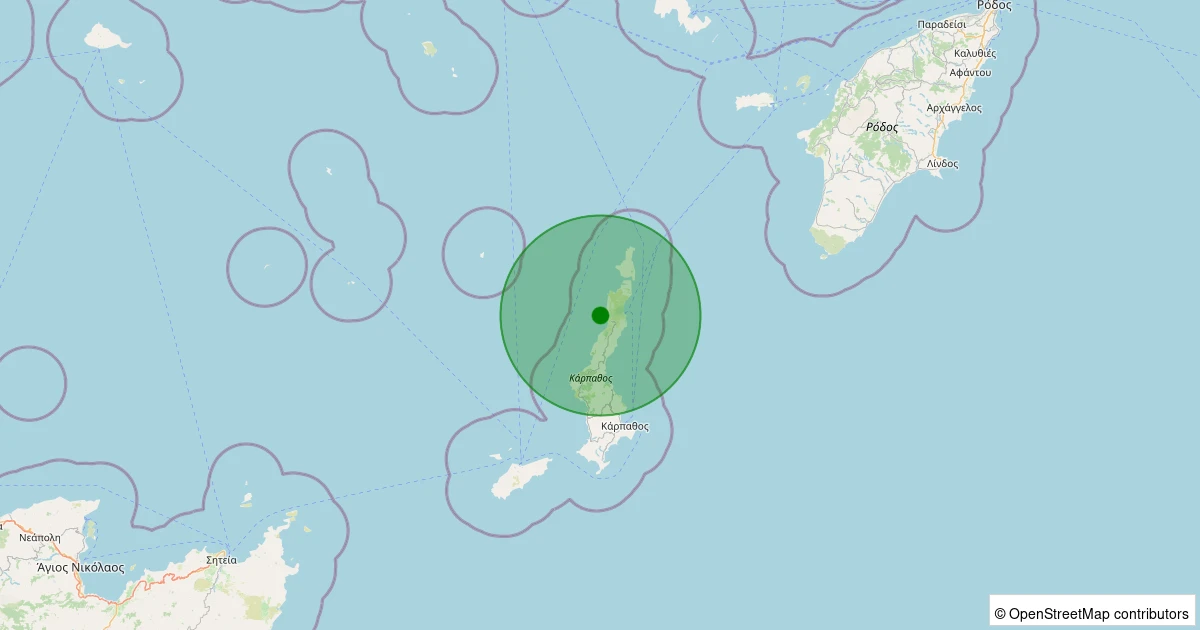 04 Aralık 2025 saat 15:09 - EGE - 3.10ml depreminin harita gösterimi
