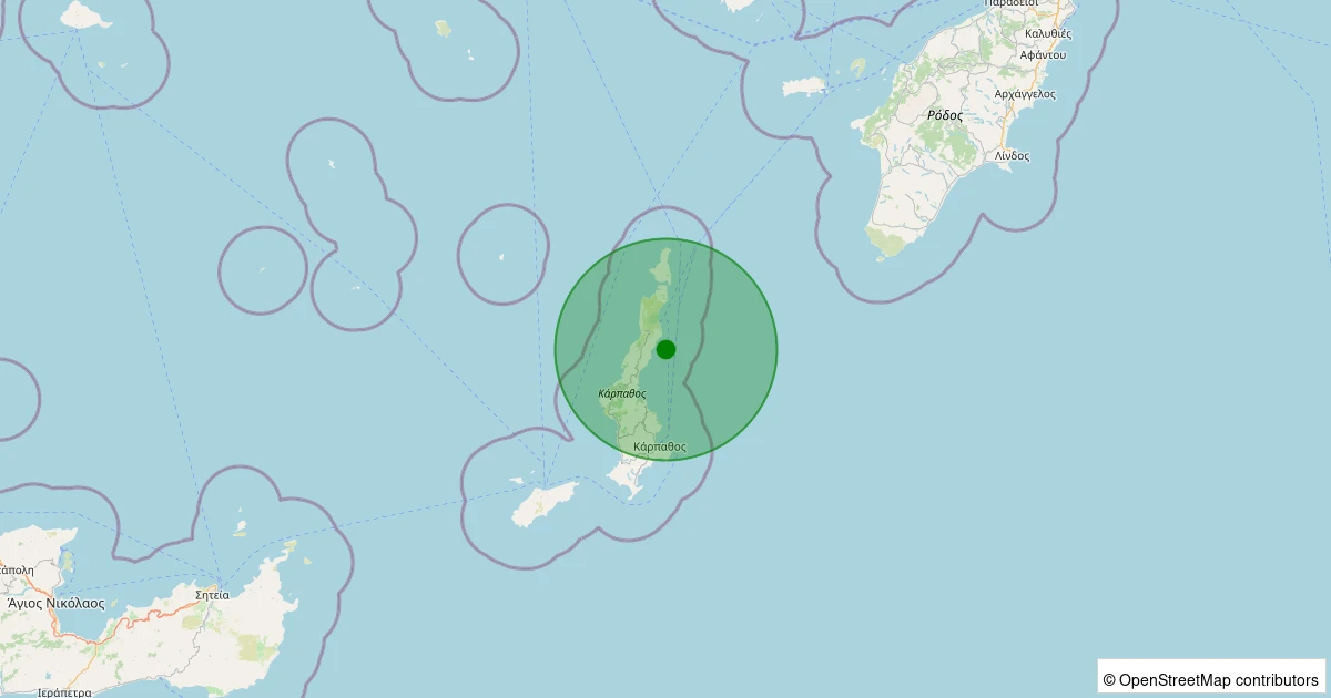 04 Aralık 2025 saat 15:09 - Ege Denizi - [111.85 km] Datça (Muğla) - 2.90ML depreminin harita gösterimi