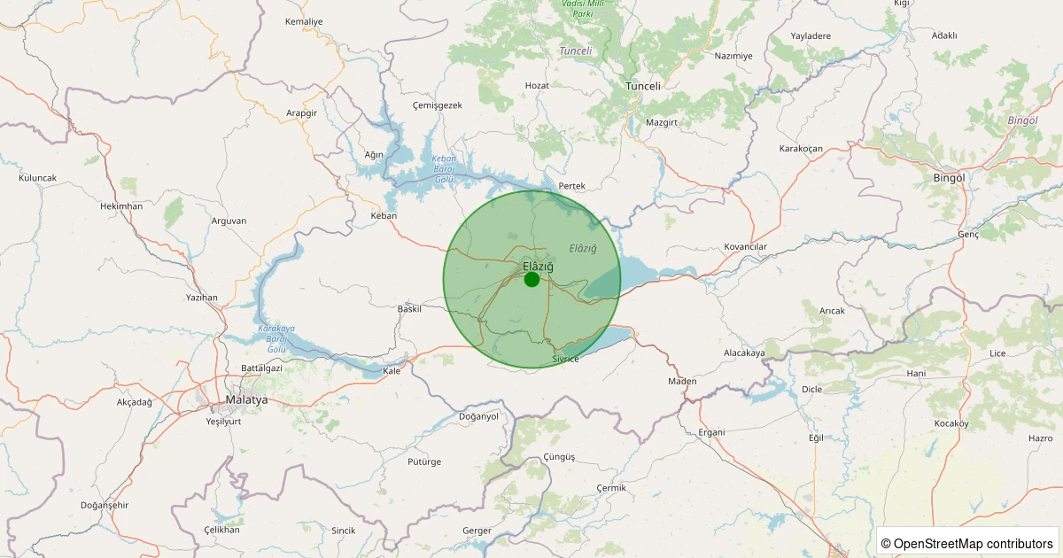 05 Aralık 2025 saat 12:25 - Merkez - Sürsürü - 1.20ML depreminin harita gösterimi
