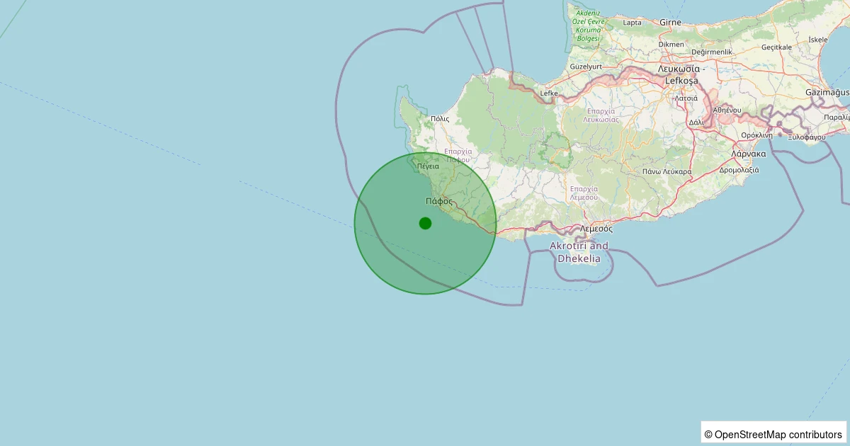 05 Aralık 2025 saat 18:05 - Akdeniz - 2.40ML depreminin harita gösterimi