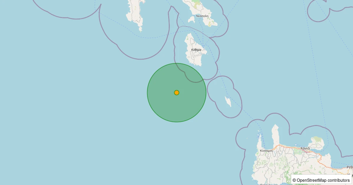 05 Aralık 2025 saat 18:49 - Akdeniz - 4.40MW depreminin harita gösterimi