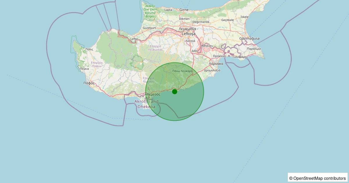 05 Aralık 2025 saat 21:05 - AKDENIZ - 2.70ml depreminin harita gösterimi