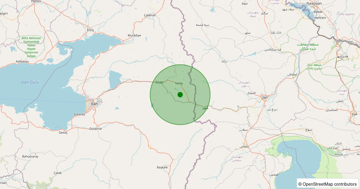 05 Aralık 2025 saat 22:26 - Saray - Kazlıgöl - 2.40ml depreminin harita gösterimi