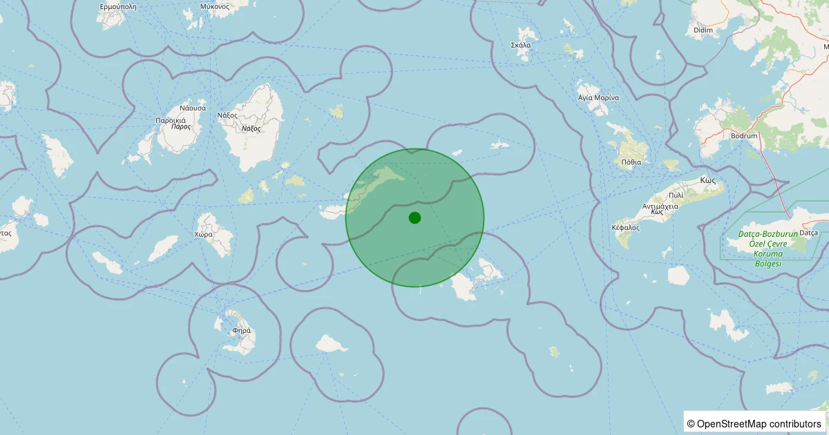 06 Aralık 2025 saat 03:50 - EGE - 2.00ml depreminin harita gösterimi