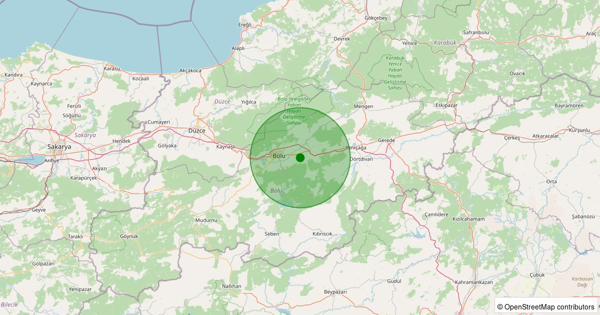06 Aralık 2025 saat 17:26 - Merkez - Susuzkınık Köyü - 1.00ML depreminin harita gösterimi