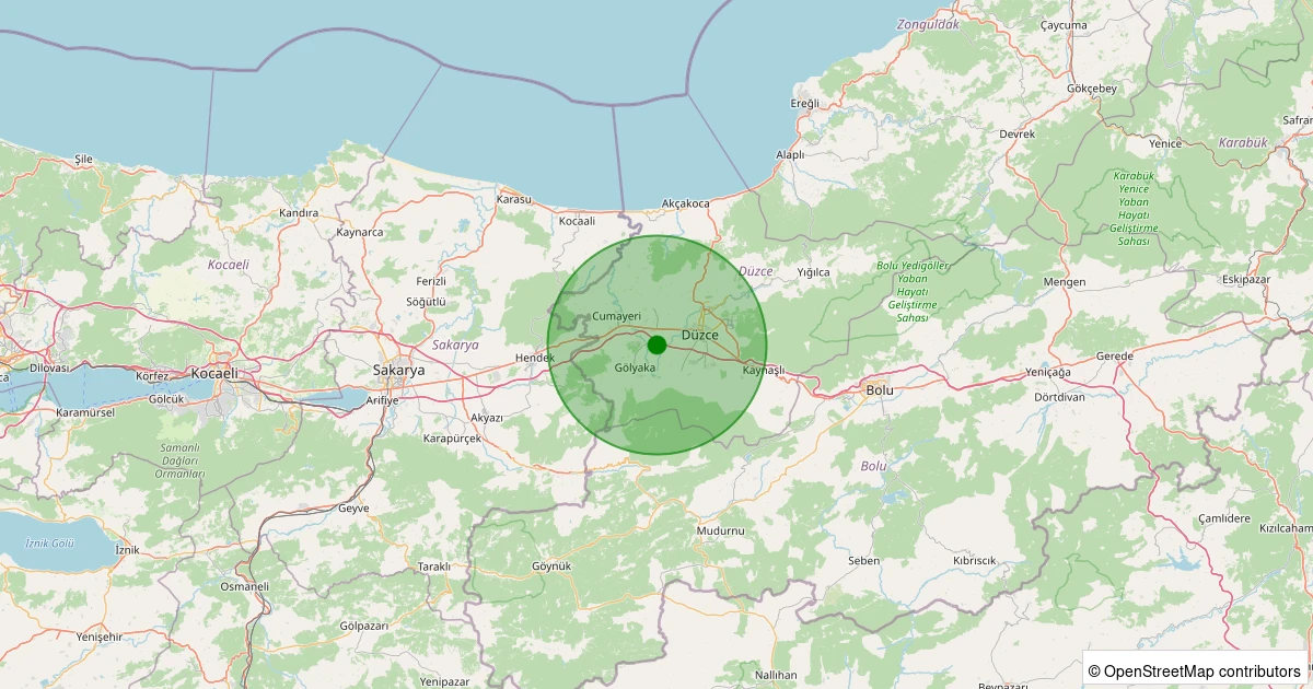 06 Aralık 2025 saat 17:22 - Merkez - Köprübaşıömerefendi Köyü - 1.50ML depreminin harita gösterimi