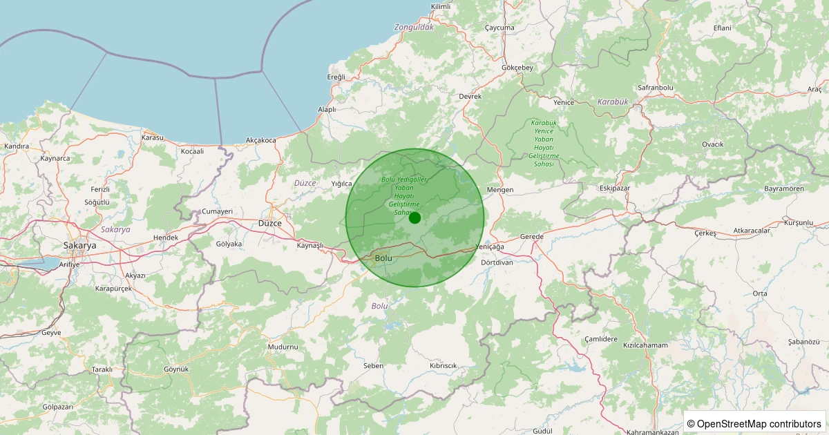 06 Aralık 2025 saat 18:07 - Merkez - 1.40ml depreminin harita gösterimi