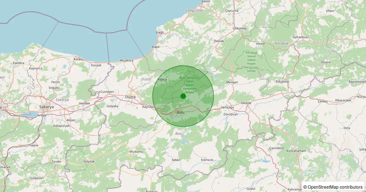 13 Ekim 2025 saat 11:39 - Merkez - 2.20ml depreminin harita gösterimi