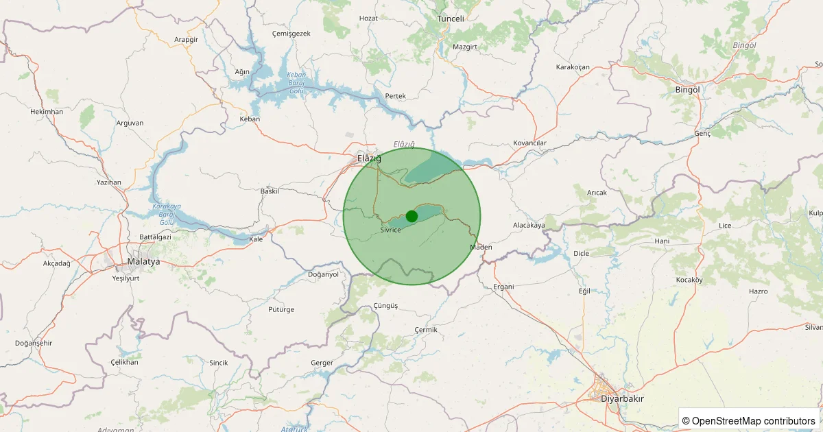 14 Ekim 2025 saat 09:43 - Merkez - 1.00ML depreminin harita gösterimi